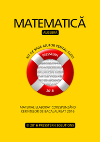 Presstern Fiţuici Bacalaureat FB/2022 – Fiţuică – Matematică 2 – Algebră (Format carte)