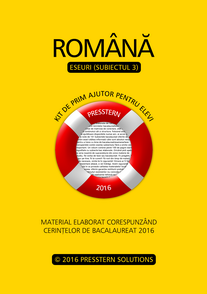Presstern Fiţuici Bacalaureat FB/2022 – Fiţuică – Română 1 – Eseuri (subiectul 3) (Format carte)